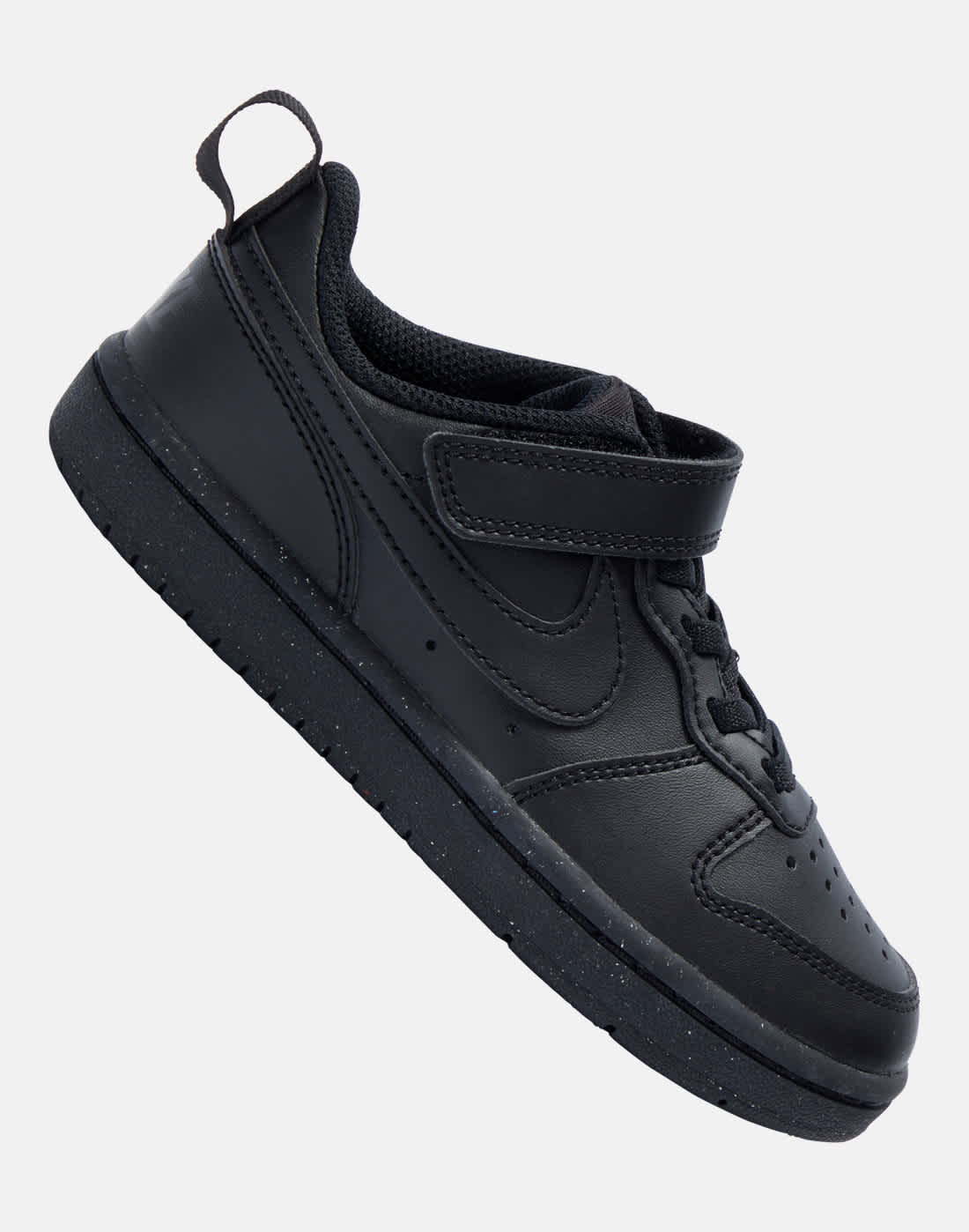 Nike Younger Kids Court Borough Low Recraft Trainers in Black | Size 1