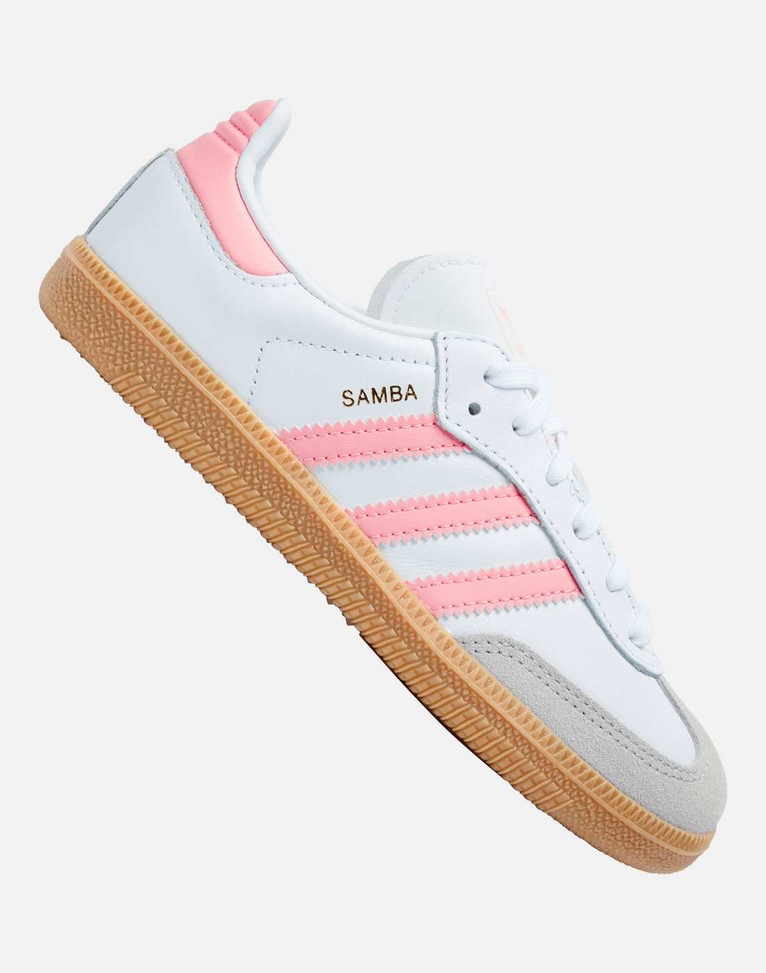 Adidas Originals Younger Kids Samba Og Trainers in Pink | Size 11 | Rubber