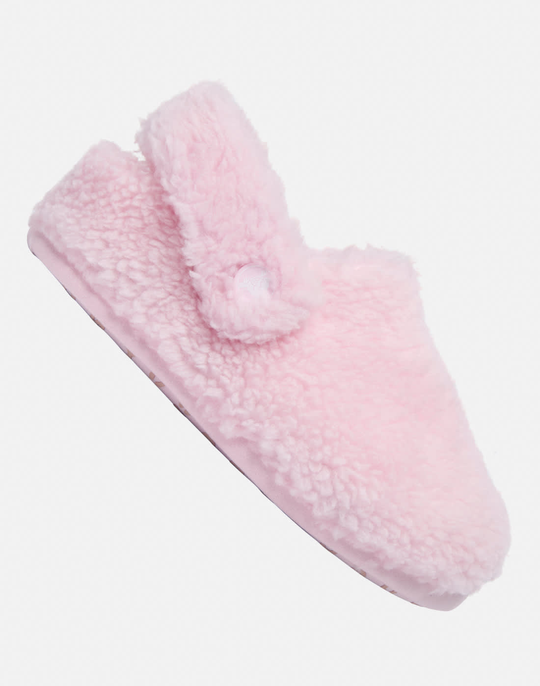 Crocs Younger Kids Classic Cozy Slipper in Pink