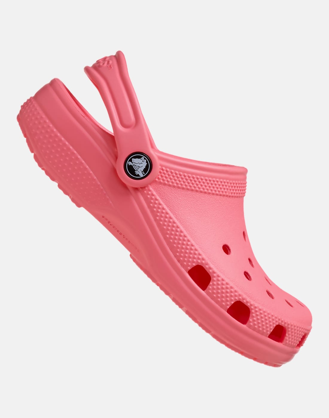 Crocs Younger Kids Classic Clog Slides in Pink | Size 11