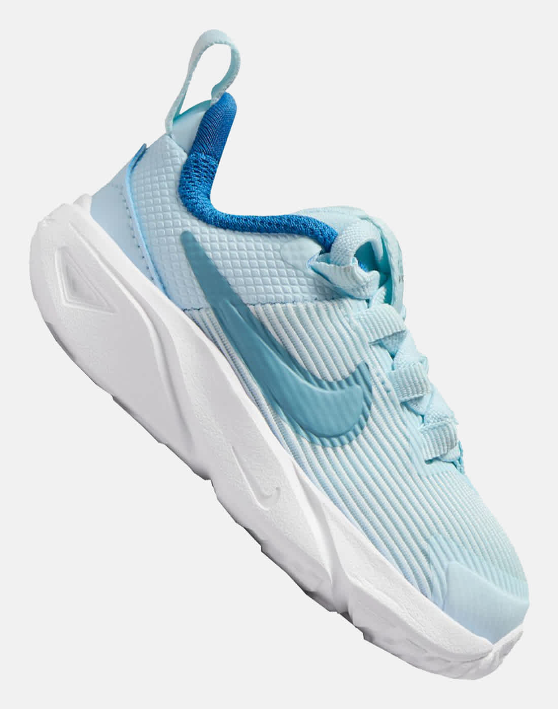 Nike Infant Star Runner 4 Wh Shoes in Blue | Rubber