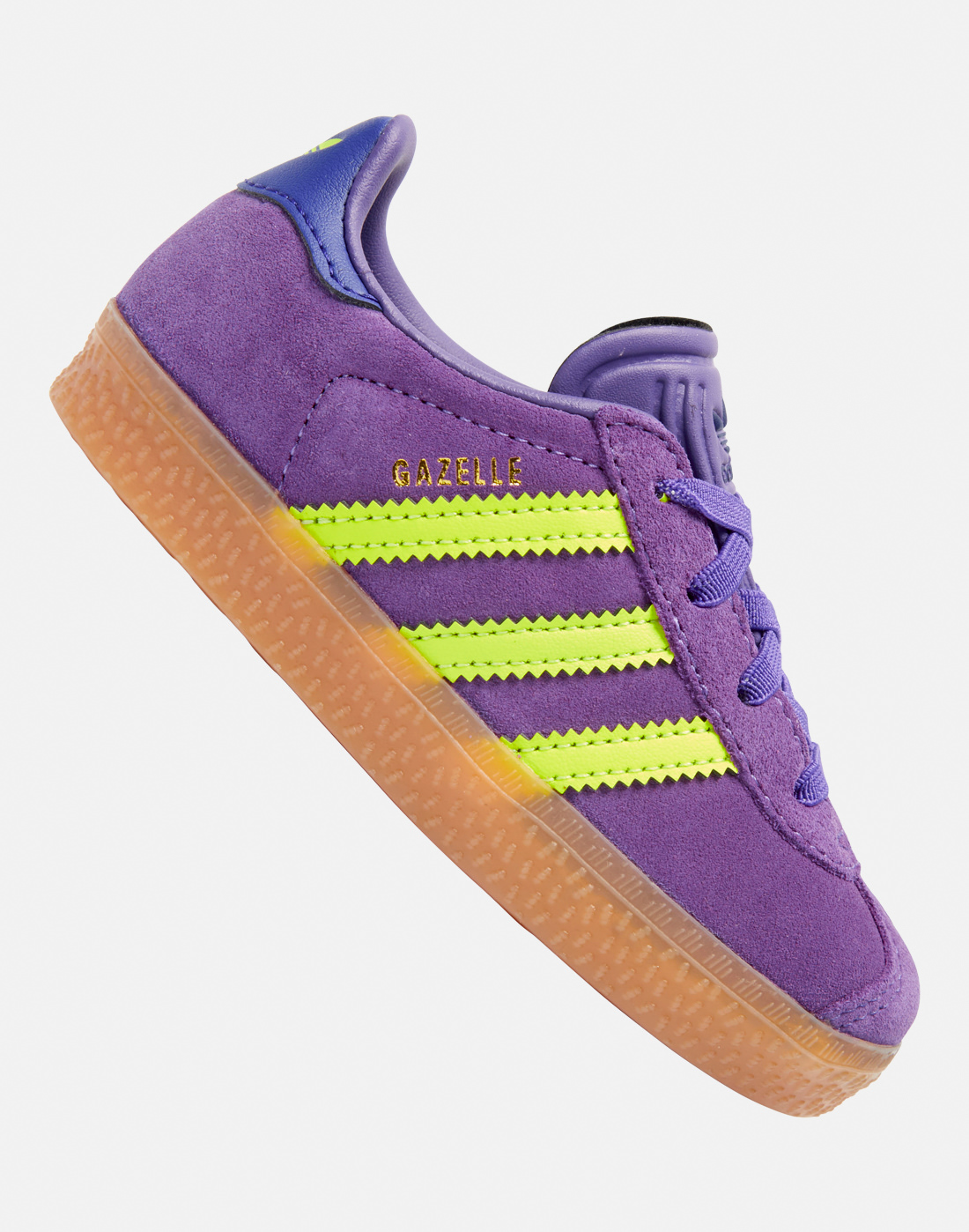Adidas Originals Infant Gazelle Trainers in Purple | Size 6 | Rubber