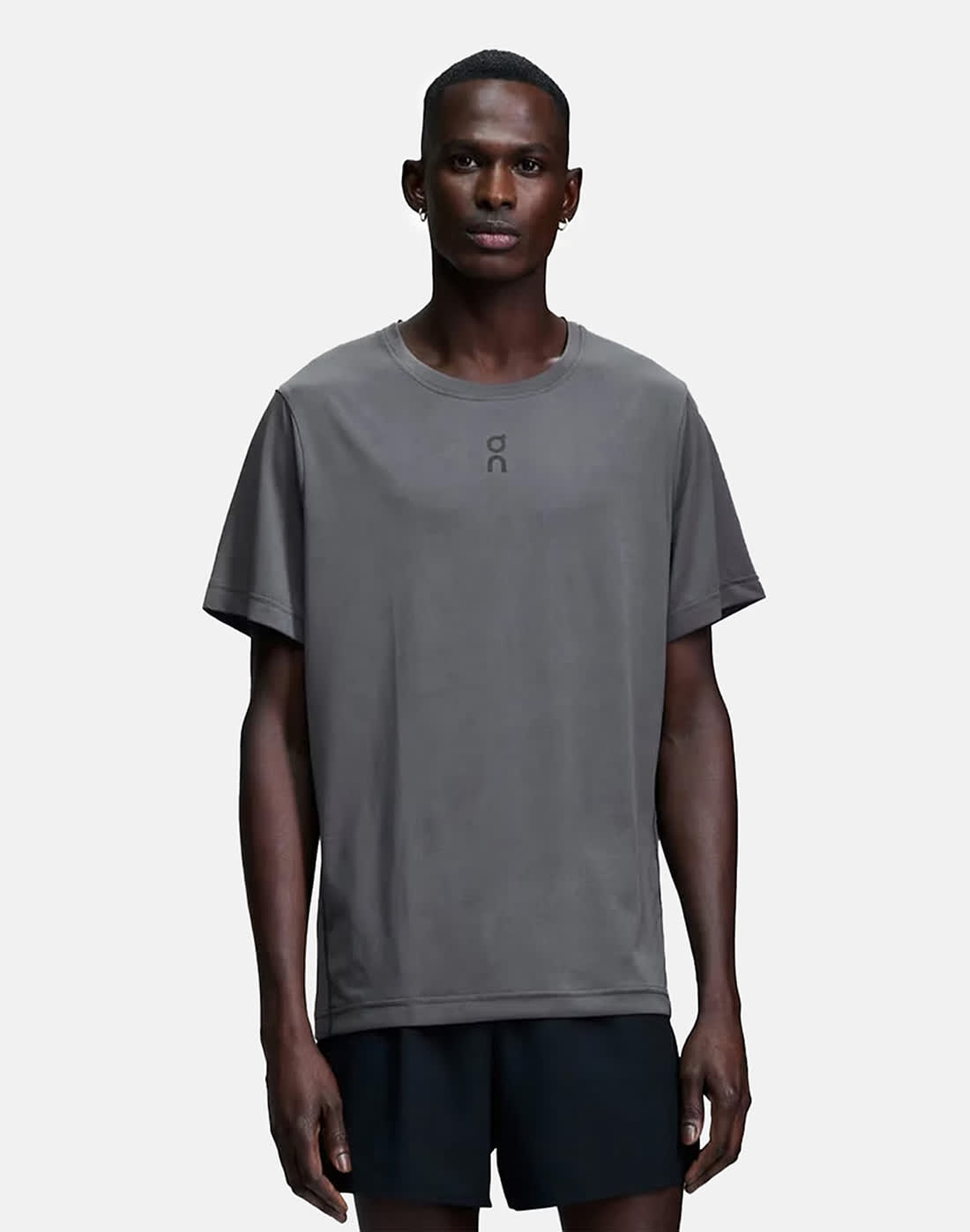 Men's On Trail Run T-Shirt in Grey | Small