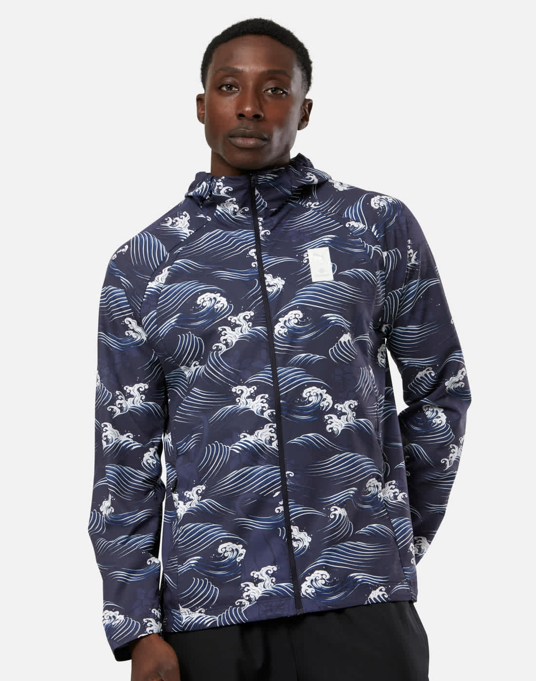 Men's Puma X Saysky Light Run Jacket in Navy Blue | Medium