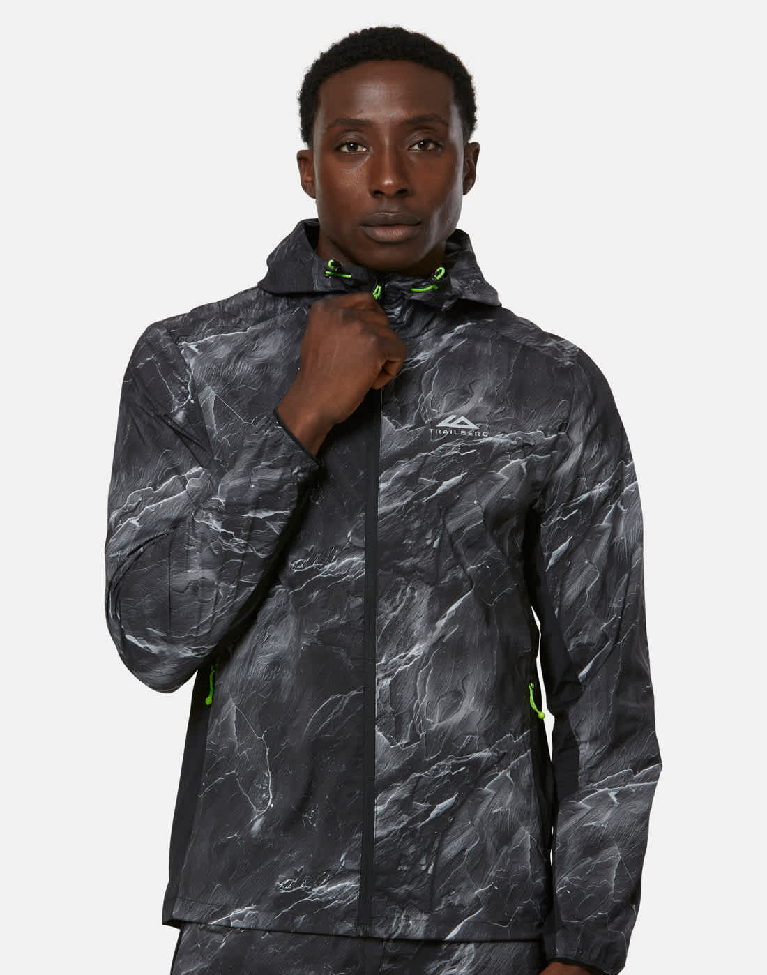 Men's Trailberg Vertex Woven Jacket in Black | Small