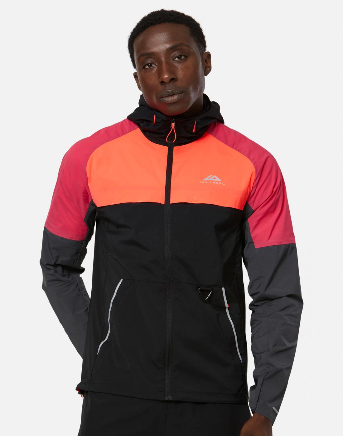 Men's Trailberg Surge Woven Jacket in Black | Large
