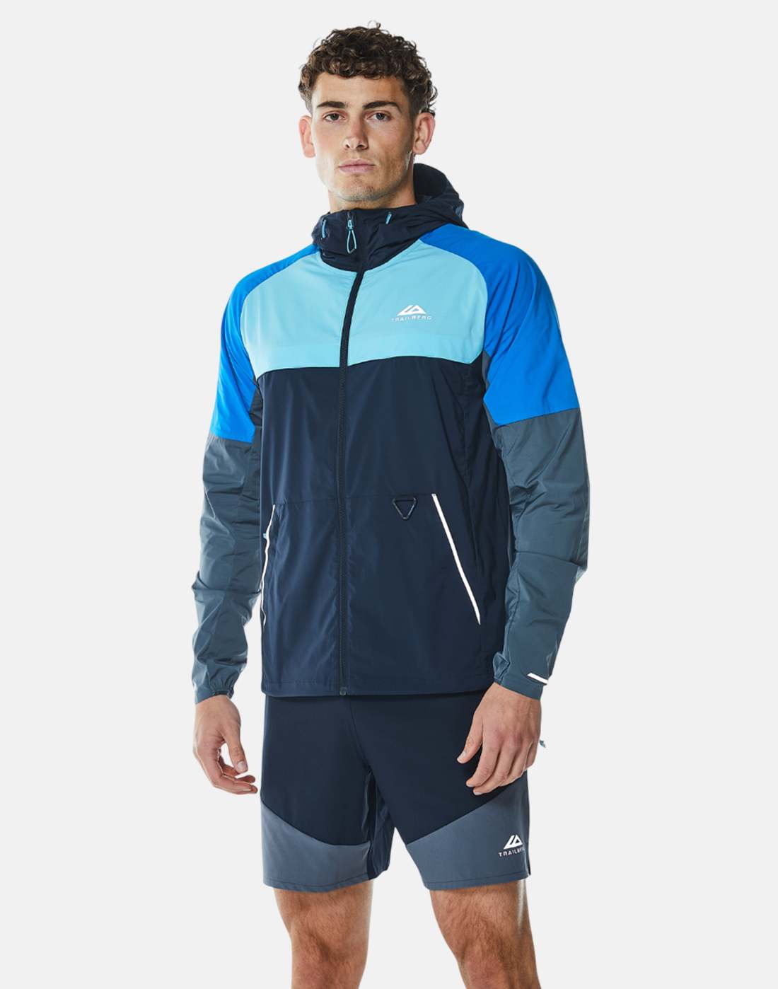 Men's Trailberg Surge Woven Jacket in Blue | XS