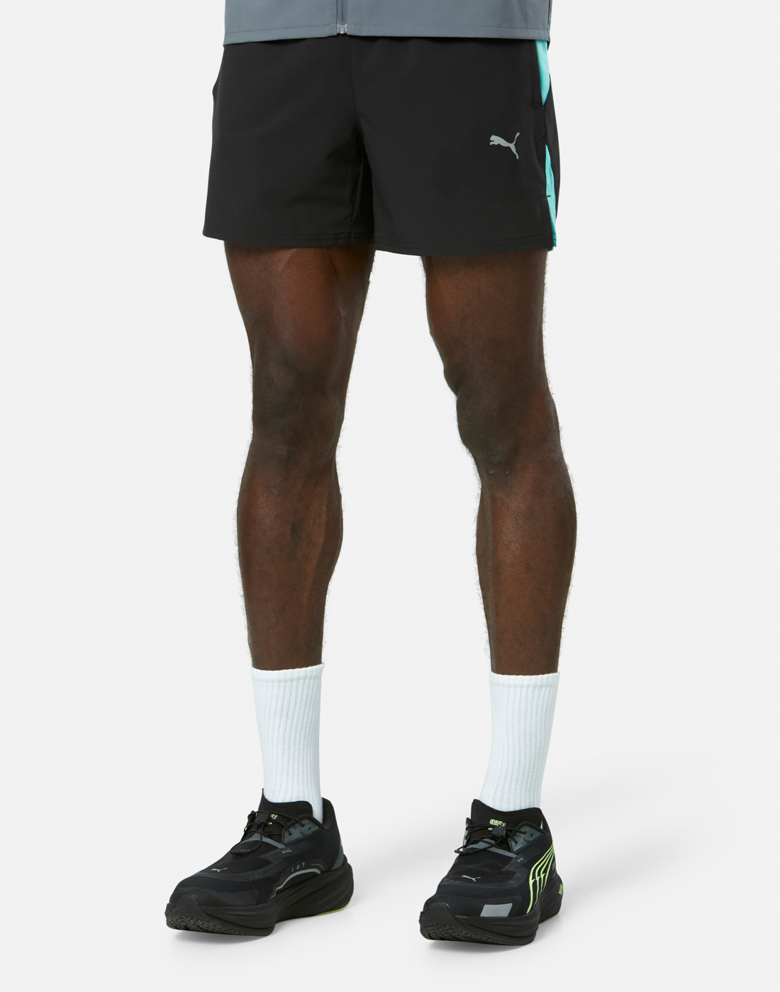 Men's Puma Speed Ultrabreath Woven Shorts in Black | XL