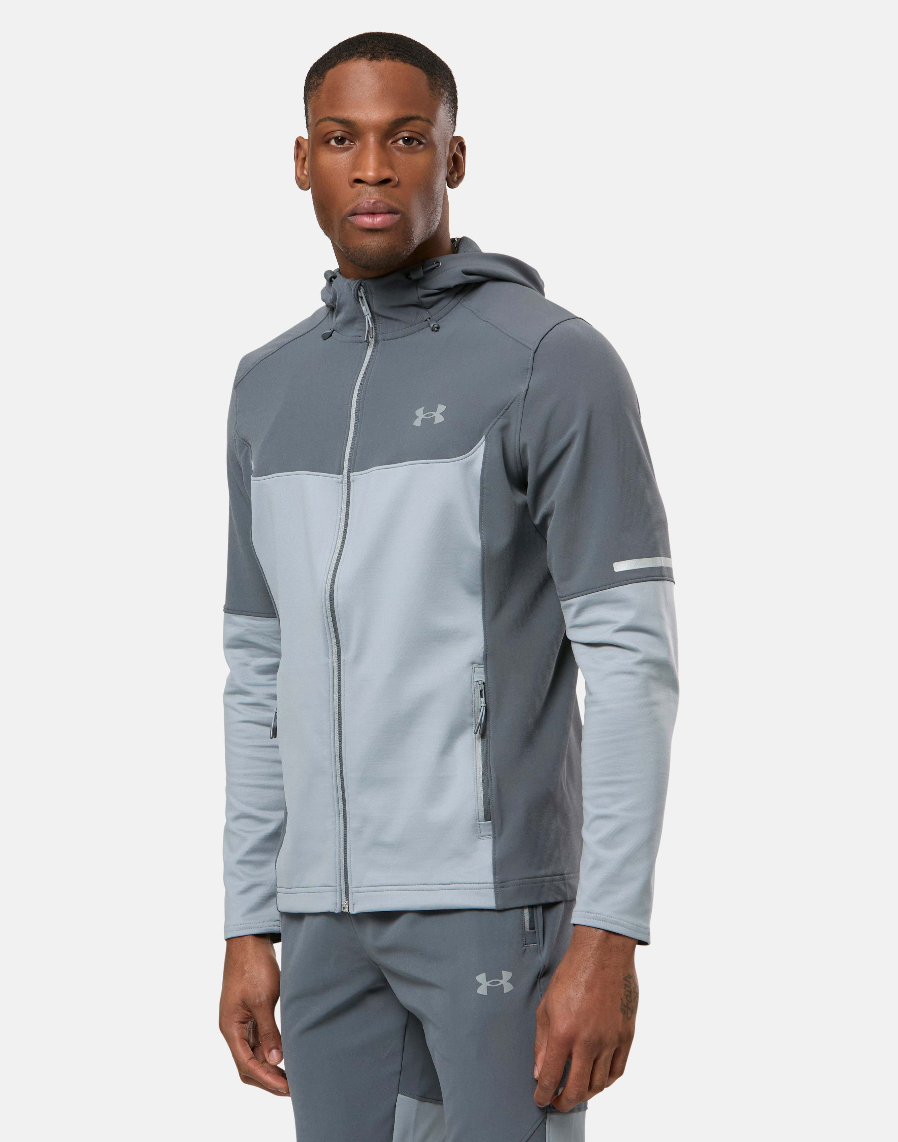 Men's Under Armour Tech Utility Winterized Woven Jacket in Grey | UA Tech