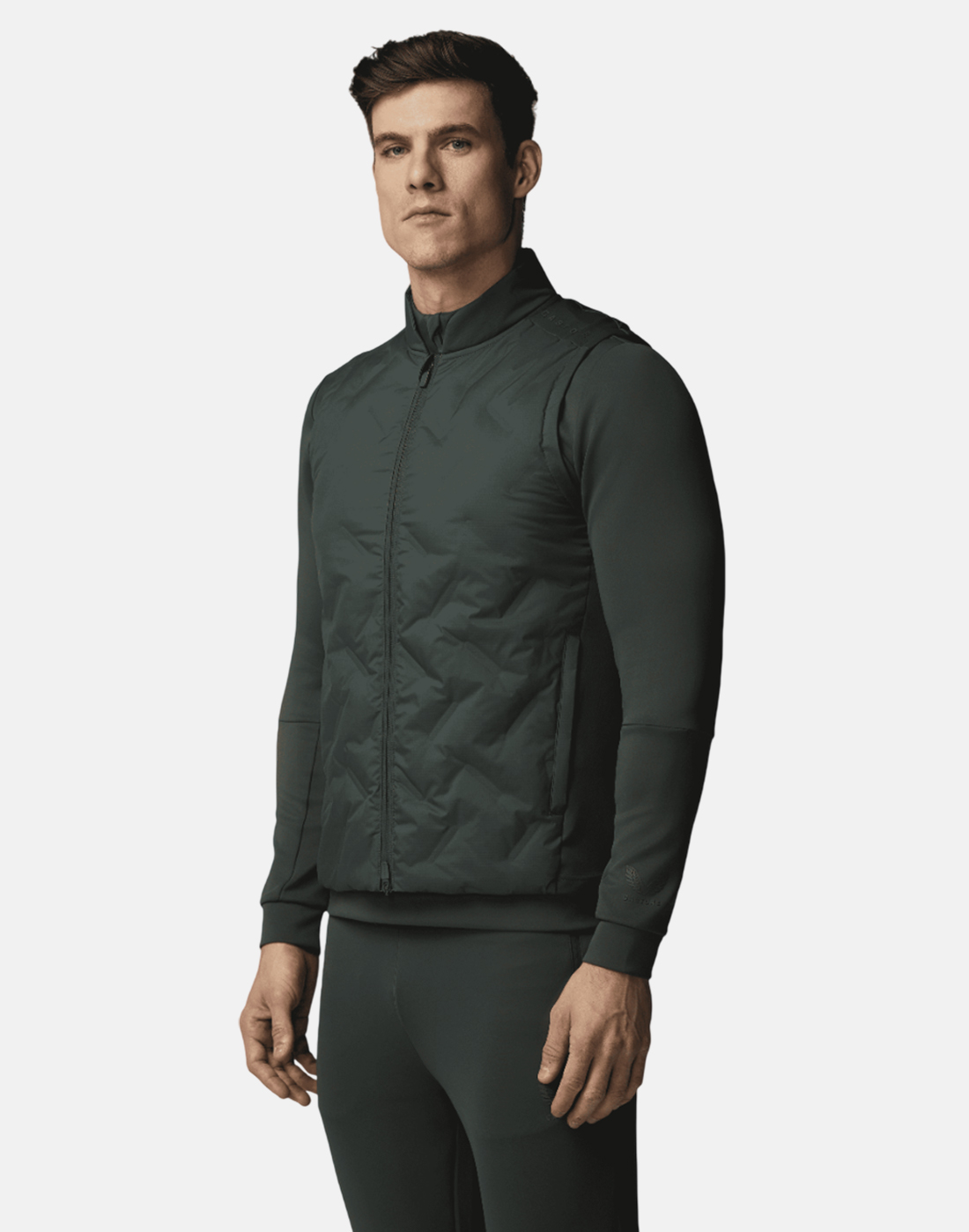 Men's Castore Flex Hybrid Gilet in Green | Medium