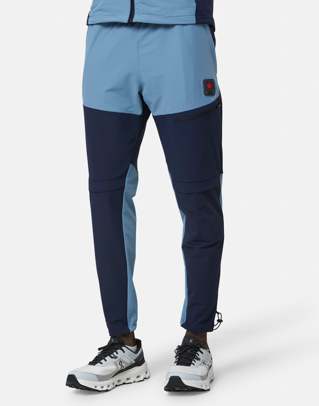 Men's Zavetti Canada Vosso Woven Pants Wh in Green/Blue