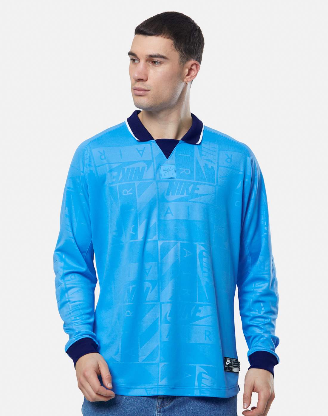 Nike Adults Swoosh Air Jersey in Blue/Black