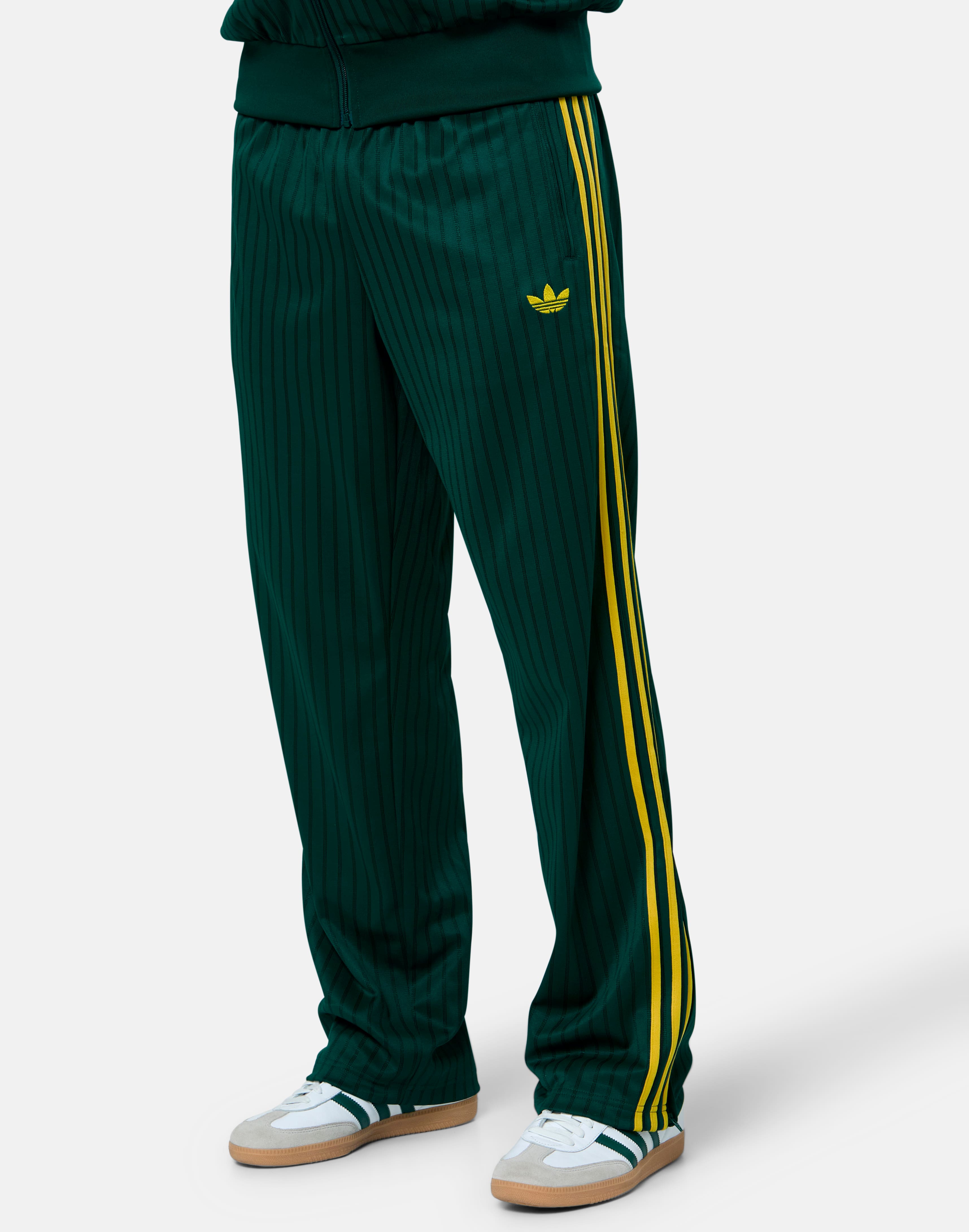 Men's Adidas Originals Firebird Track Pants in Green | Small | Cotton