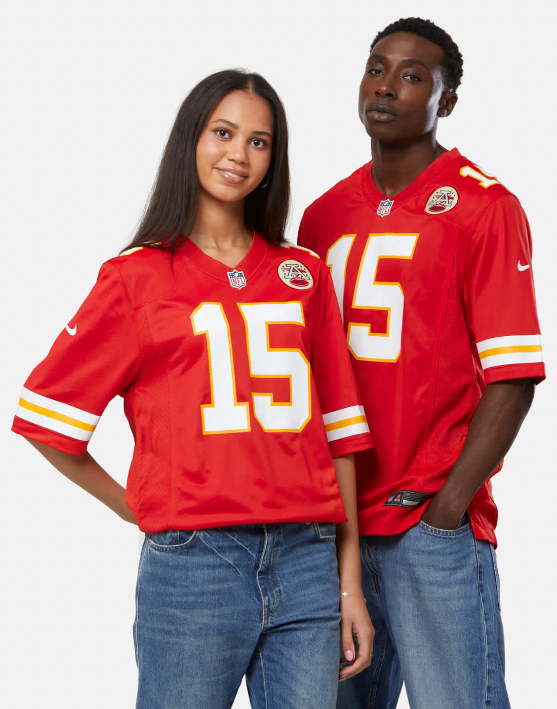 Fanatics Patrick Mahomes 15 Kansas City Chiefs Players Home Jersey in Red | Medium | Polyester