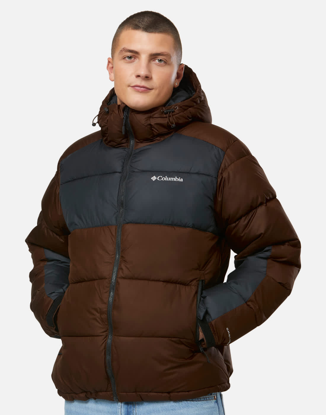 Men's Columbia Pike Lake 2 Hooded Jacket in Black | Polyester