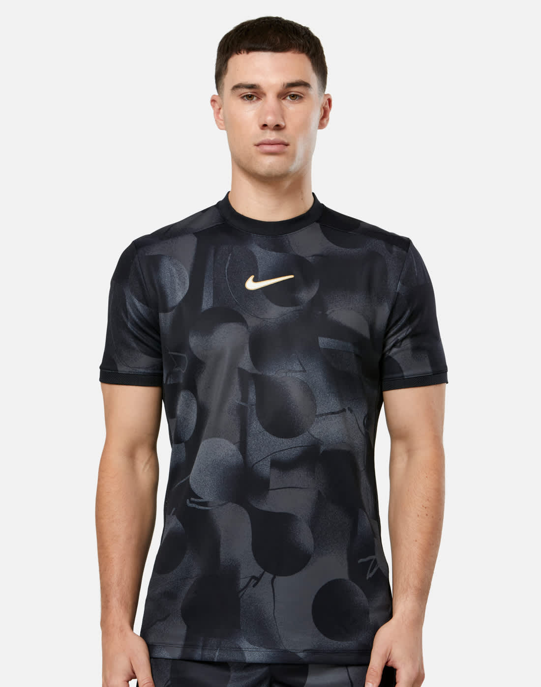 Men's Nike Academy Graphic T-Shirt in Black/White | Small