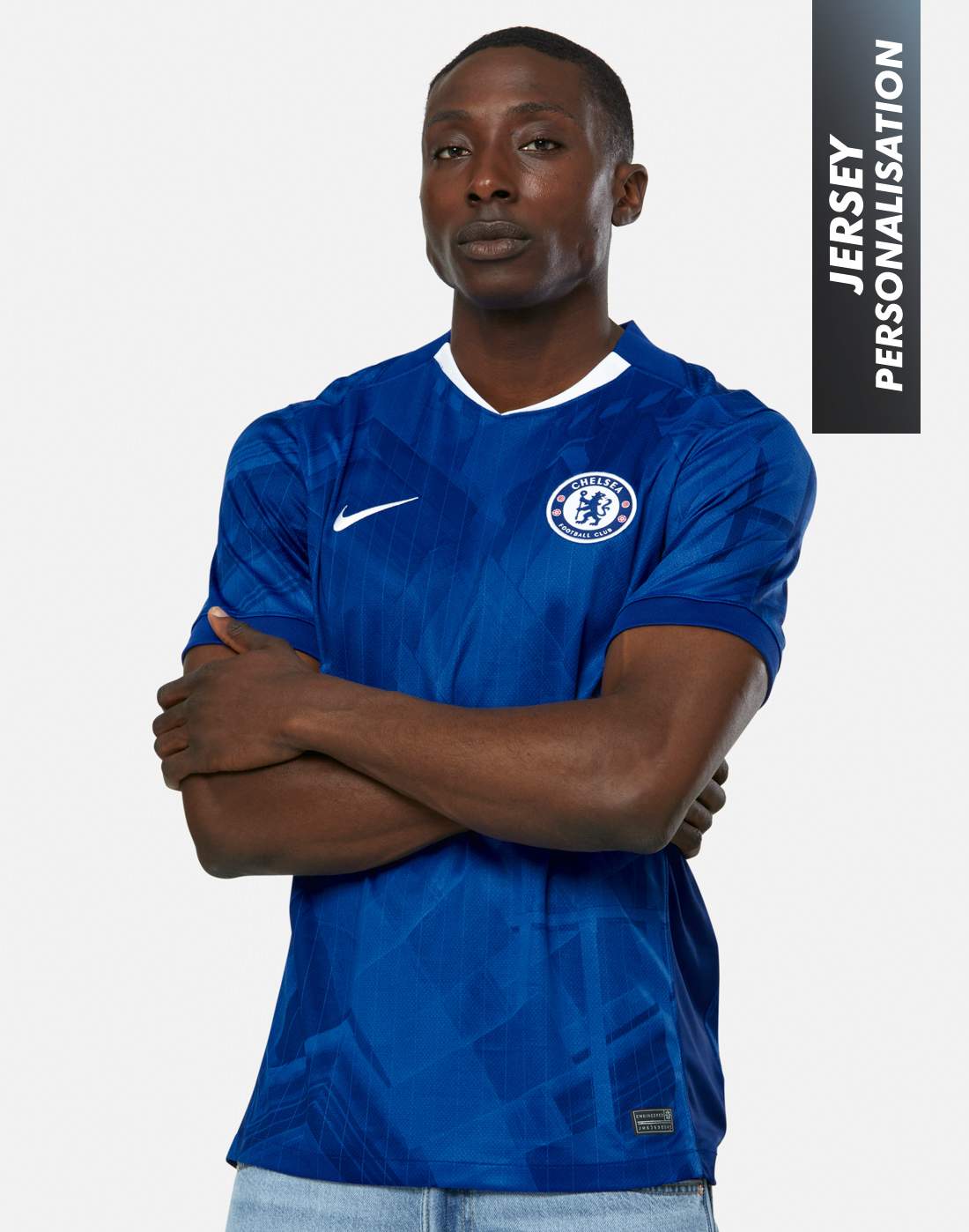 Men's Nike Adults Chelsea Home Jersey 25/26 in Blue/Red | Small | Polyester
