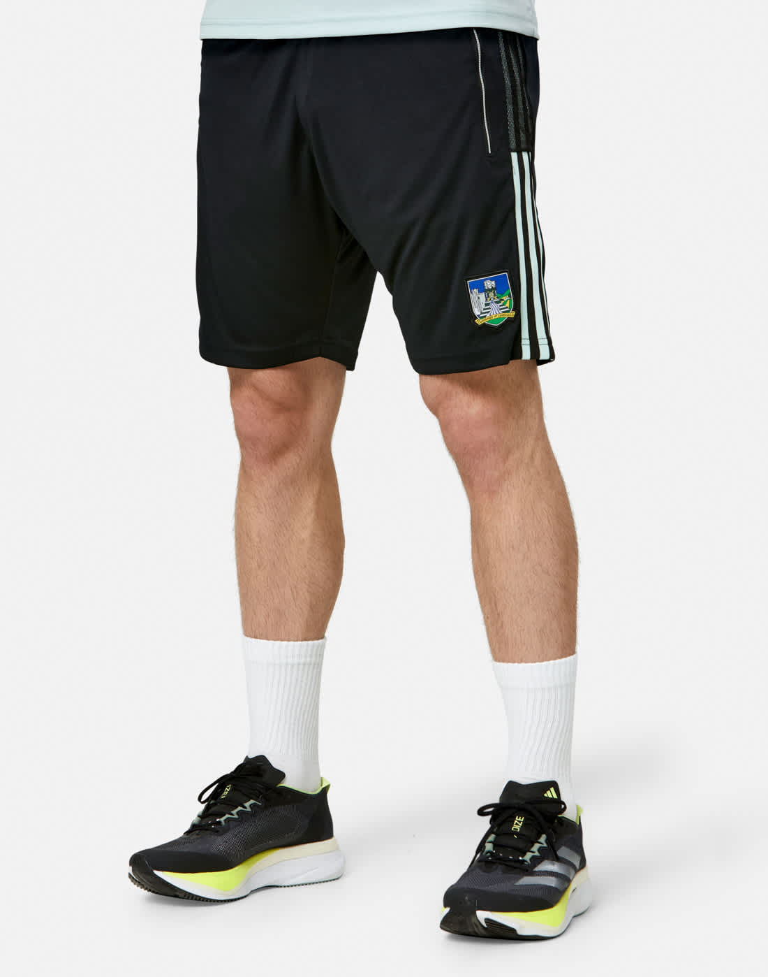 Men's O'Neills Limerick Nepal Poly Shorts in Black/Blue | Medium