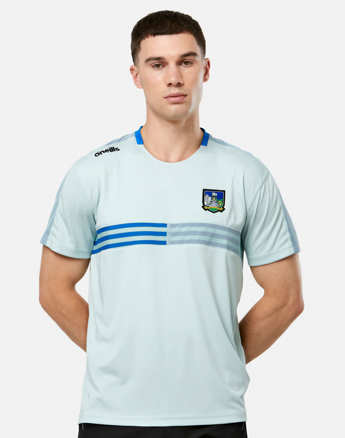 Men's O'Neills Limerick Nepal T-Shirt in Blue/Black | XL