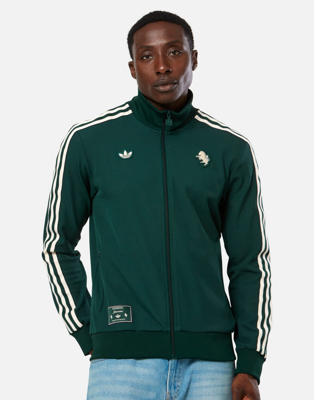 Men's adidas Adults Juventus Icon Track Top in Navy Blue | Medium | Polyester