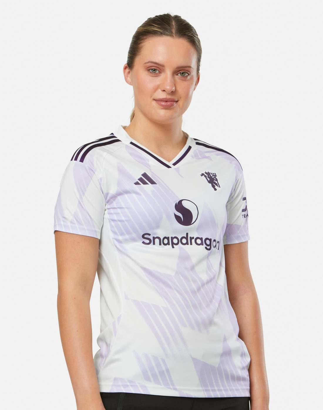 Women's adidas Manchester United 25/26 Away Jersey in White | XS | Polyester
