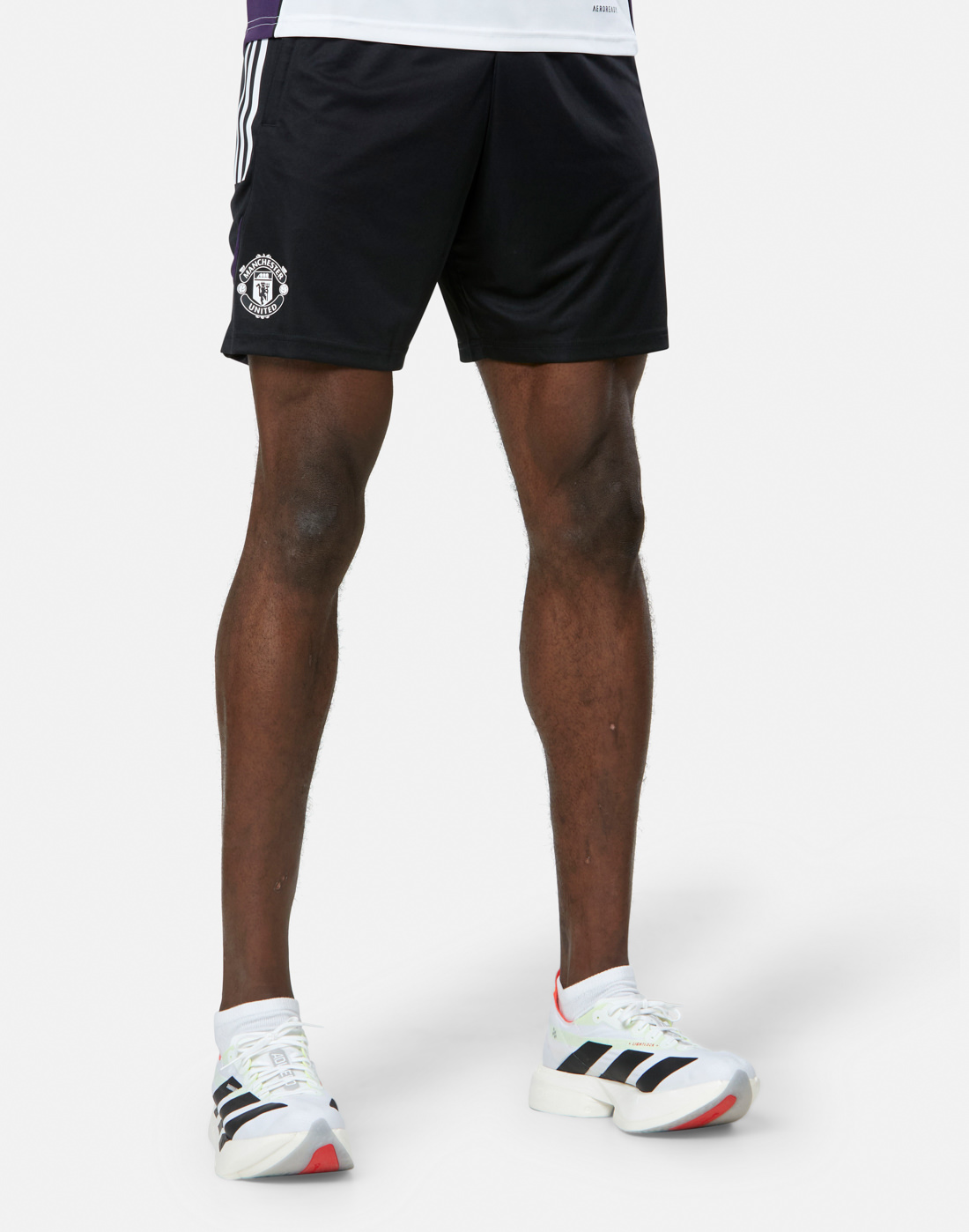 Men's adidas Adults Manchester United Training Shorts in Black | Medium | Polyester