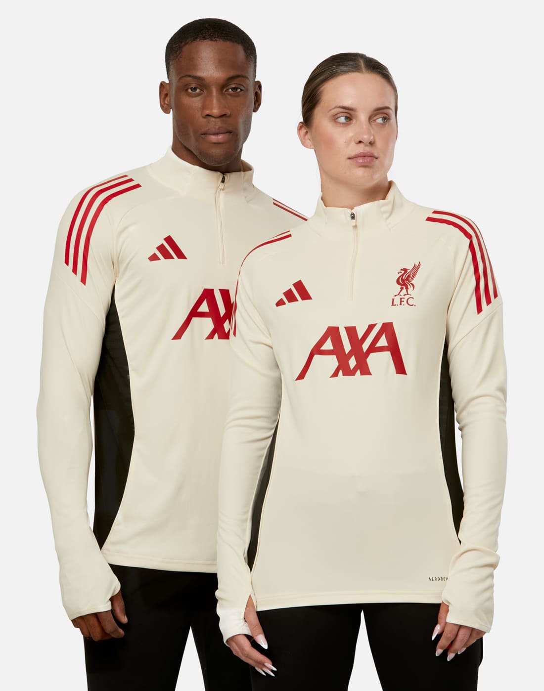 Men's adidas Adults Liverpool Training Top in White | Small | Polyester
