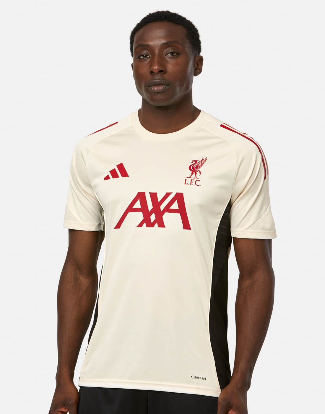 Men's adidas Adults Liverpool Training Jersey in White | Large | Polyester