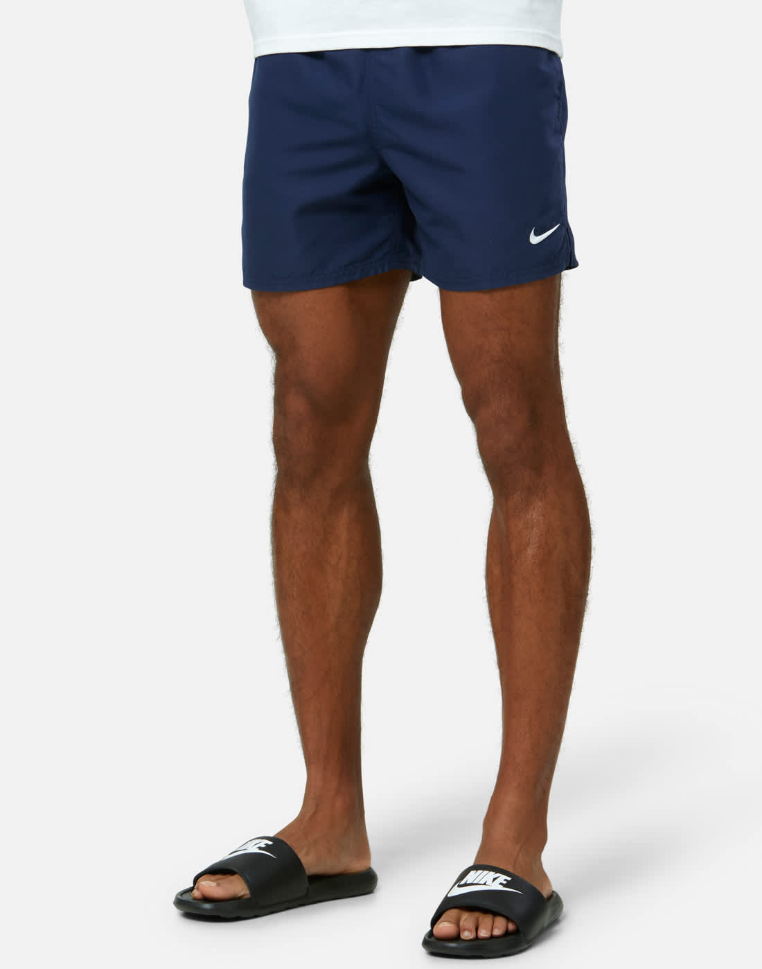 Men's Nike 5in Swim Woven Shorts in Navy Blue