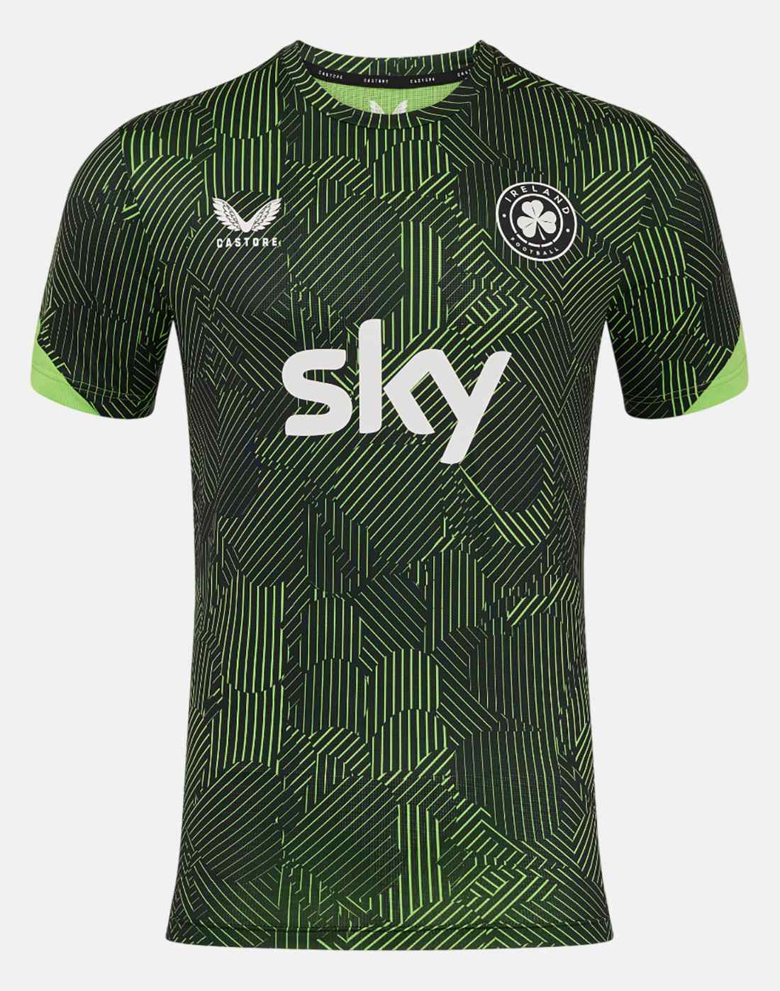 Castore Adults Ireland Pre Match T-Shirt in Black | Large