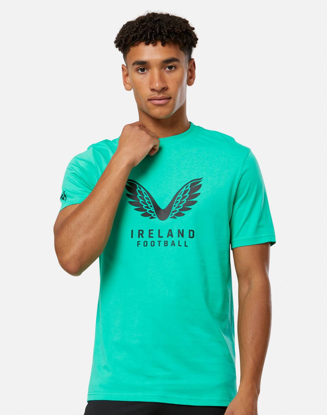 Men's Castore Ireland Presentation T-Shirt in Green | XL