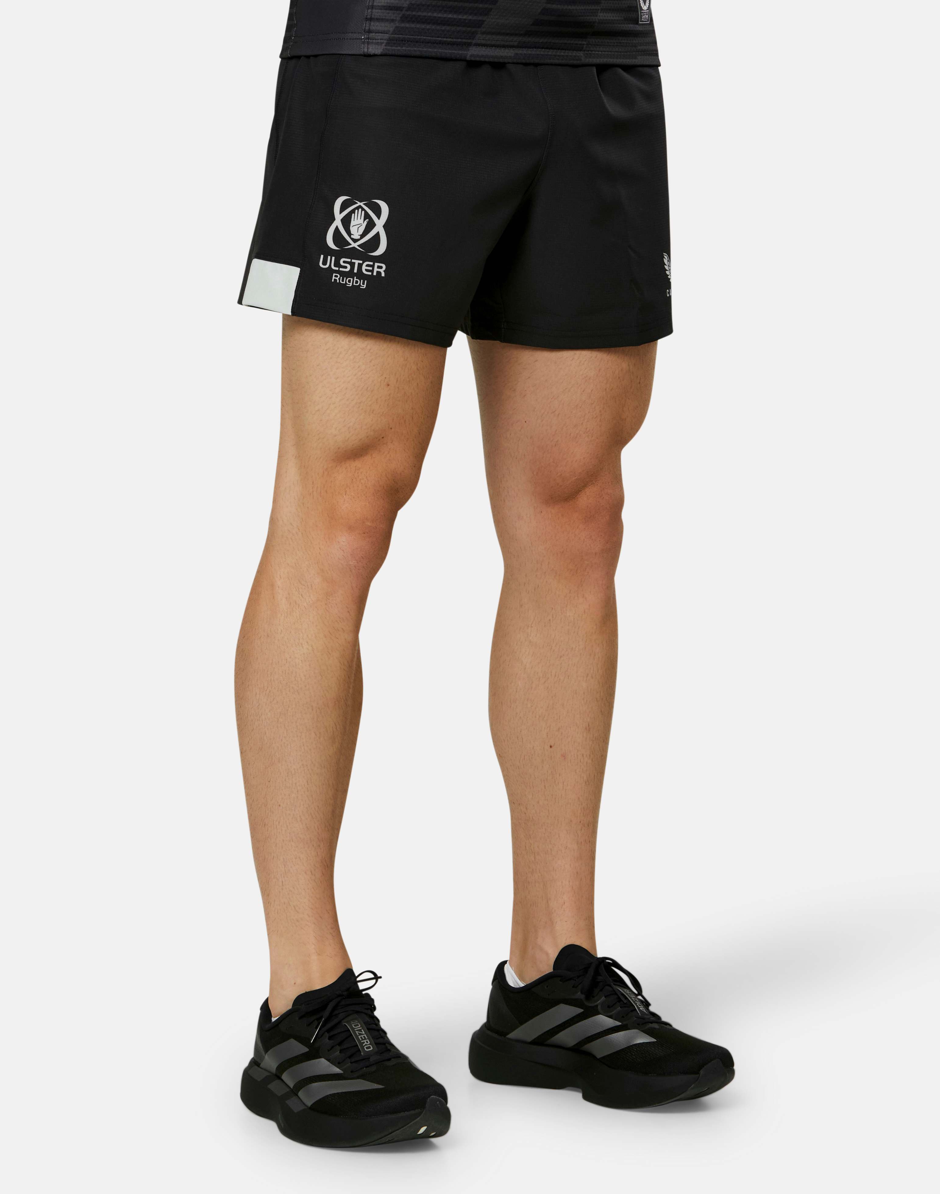 Men's Castore Adults Ulster Away Pro Shorts 2025 in Black | Small