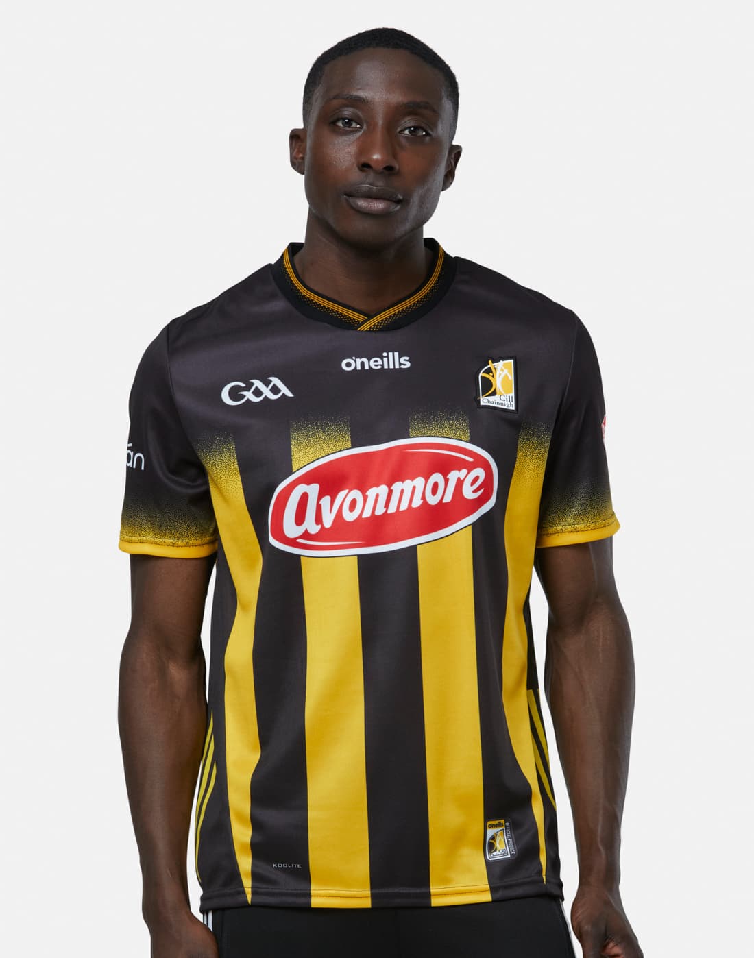 O'Neills Adults Kilkenny Home Jersey in Yellow/Black | Medium