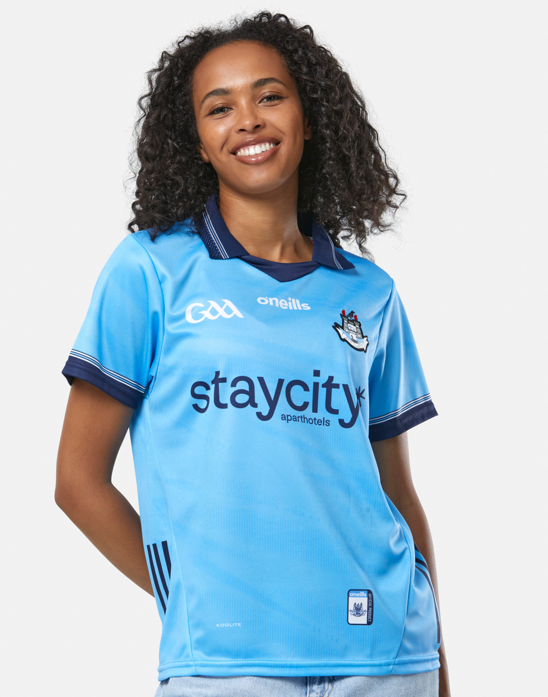 Women's O'Neills Dublin 24/25 Home Jersey in Blue/White