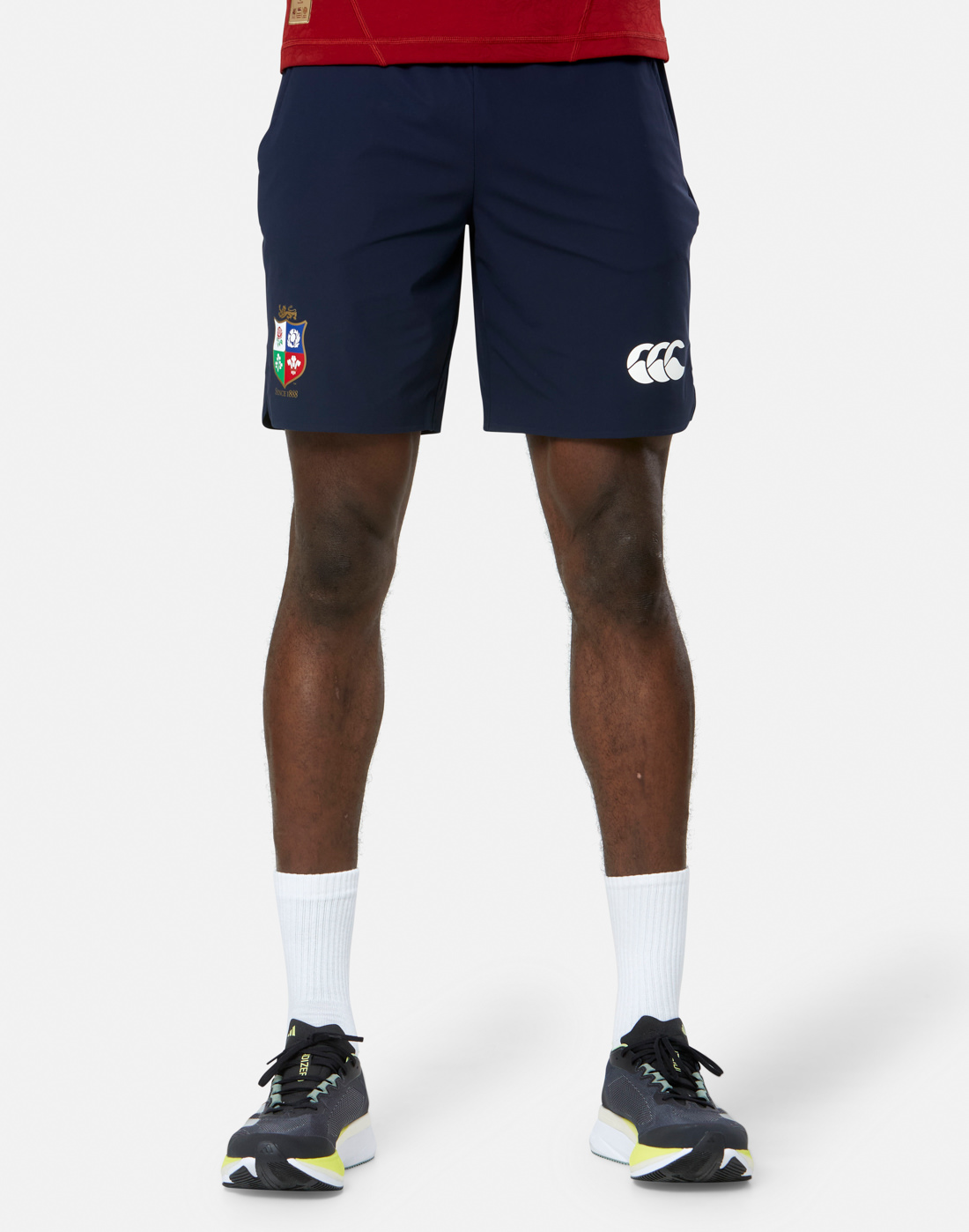 Men's Canterbury Adults British And Irish Lions Woven Shorts in Navy Blue | XL