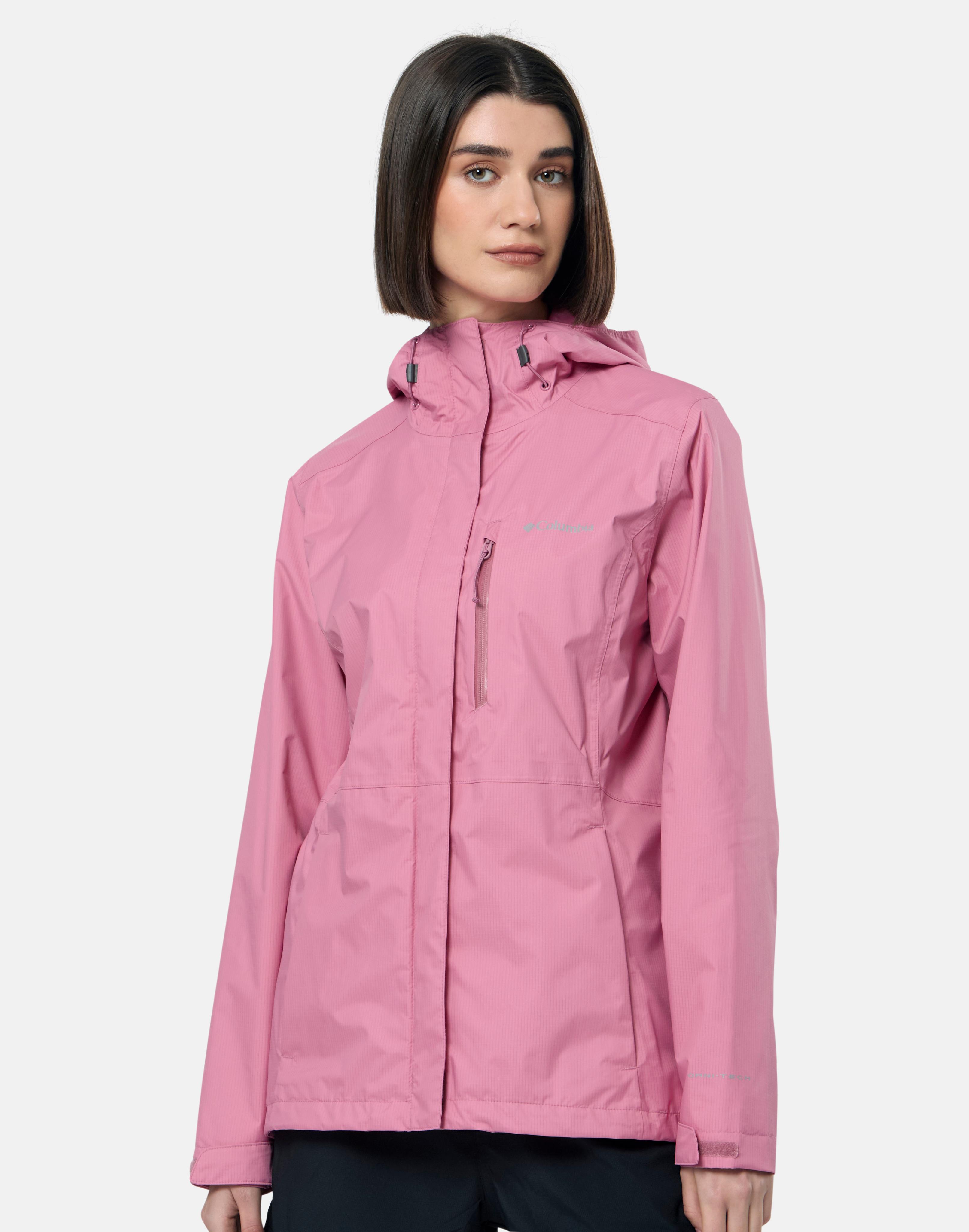 Women's Columbia Pouring Adventure Jacket in Pink | Large