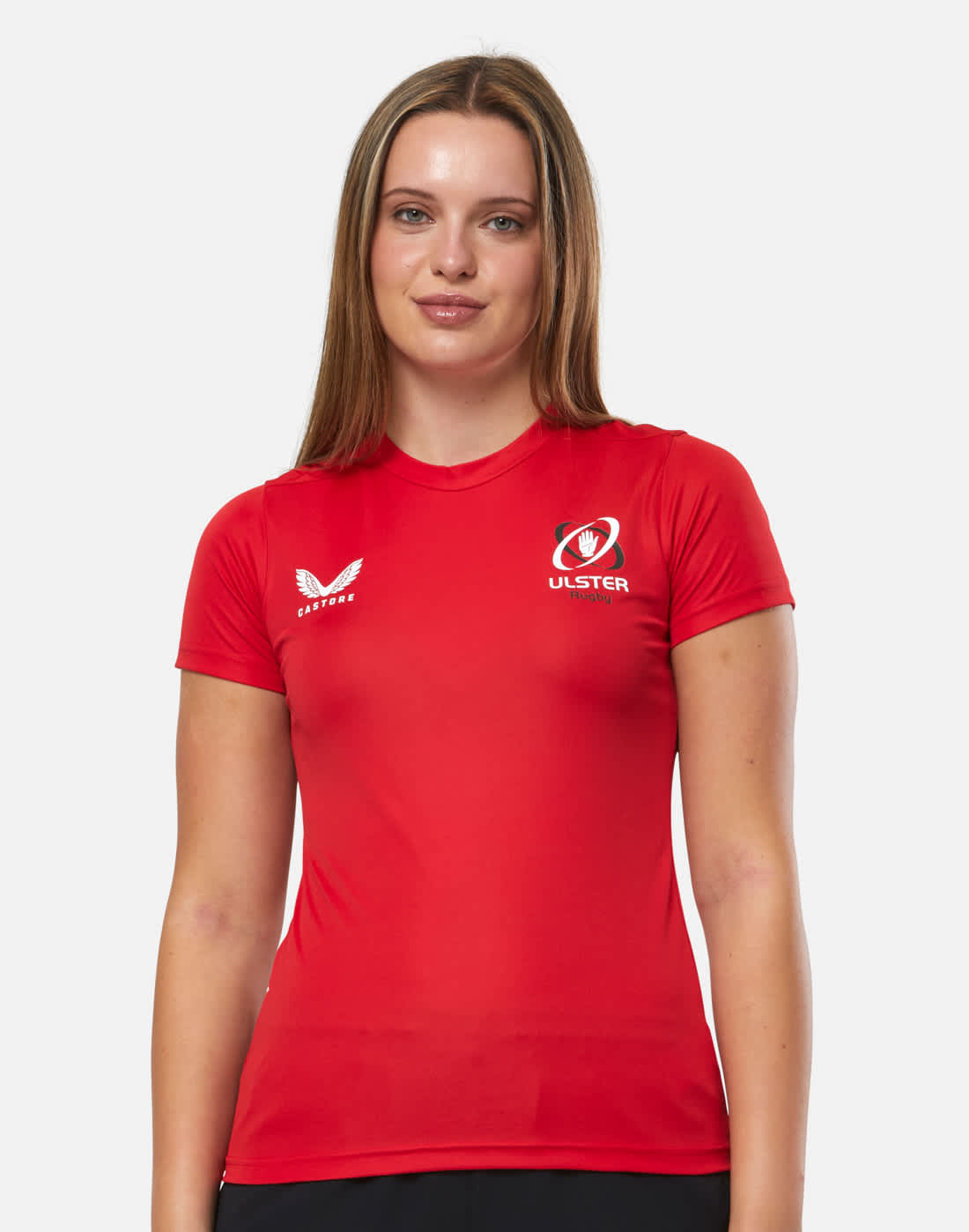 Women's Castore Ulster Training T-Shirt in Red | Large