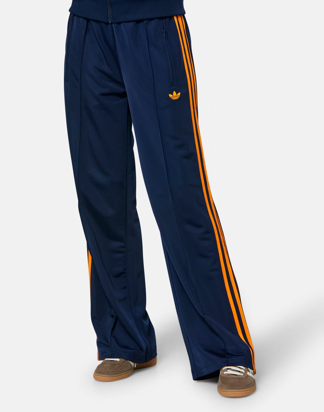 Women's Adidas Originals Firebird Track Pants in Navy Blue | XS | Polyester