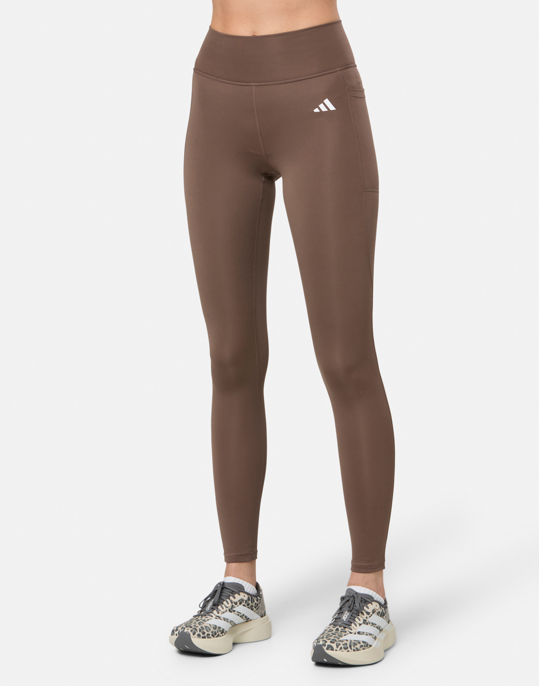 Women's adidas Optime Leggings in Brown | XS