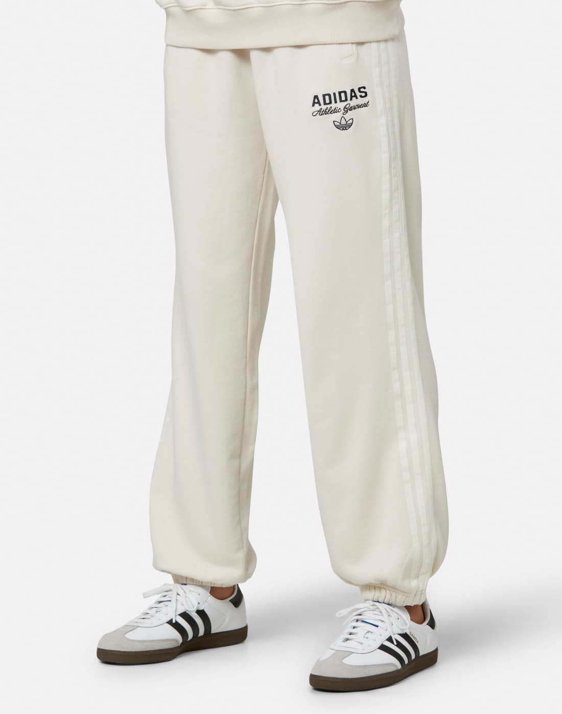Women's Adidas Originals Varsity Joggers in Cream