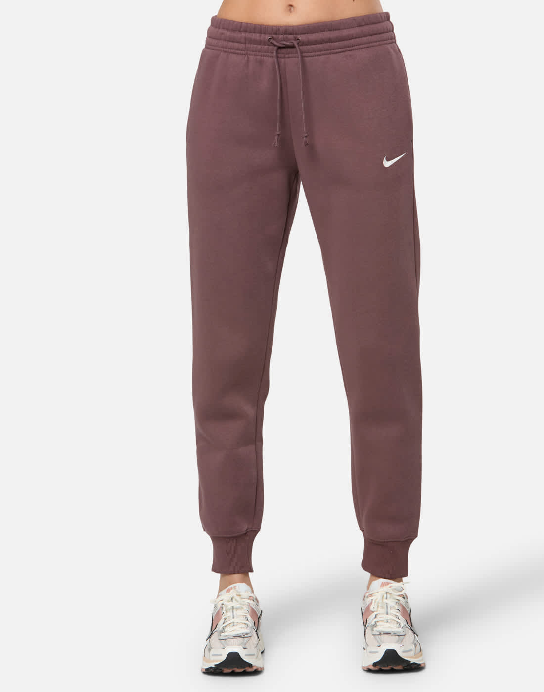 Women's Nike Phoenix Fleece Pants in Purple | XS