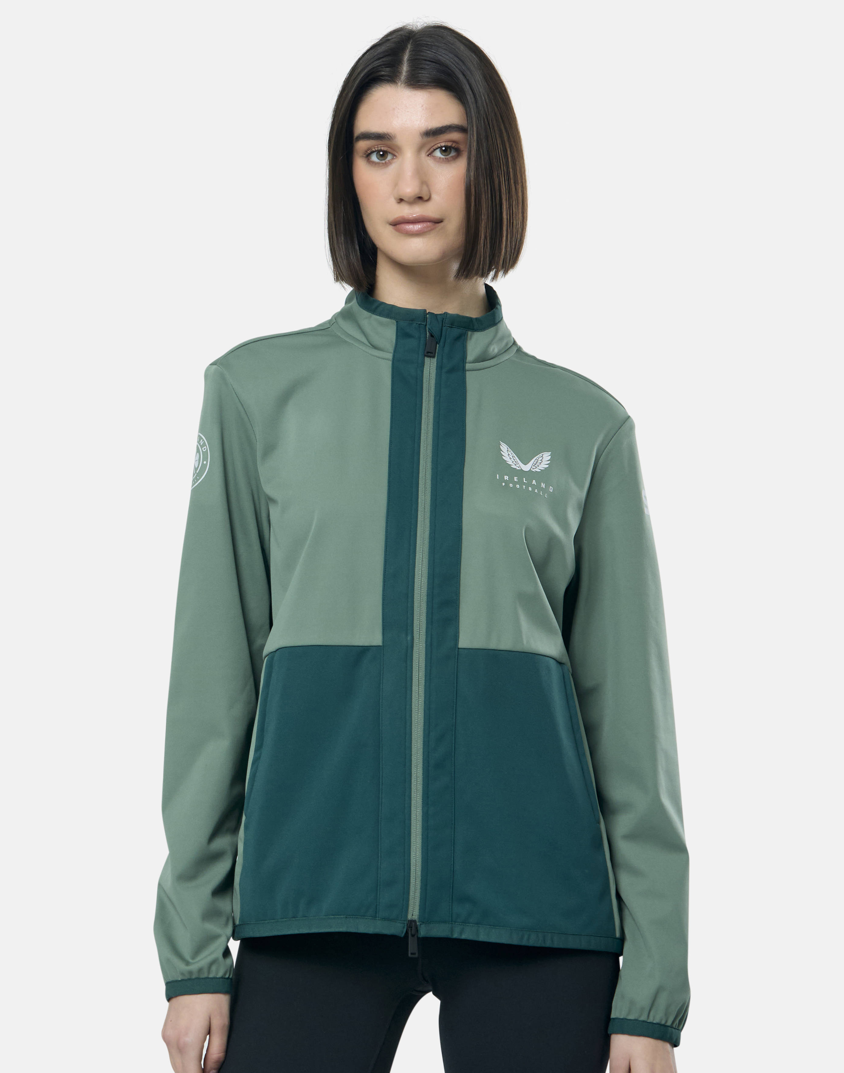 Women's Castore Ireland Travel Jacket in Green | Size 18