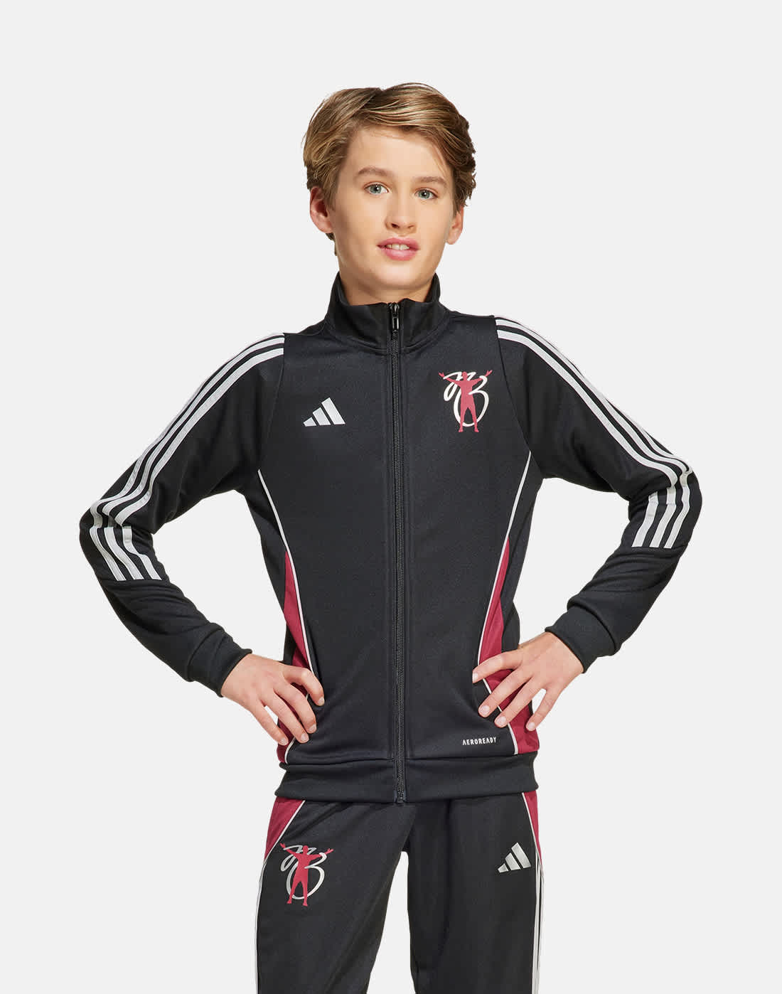 adidas Older Kids Jude Bellingham Tiro Jacket in Black | XS | Polyester