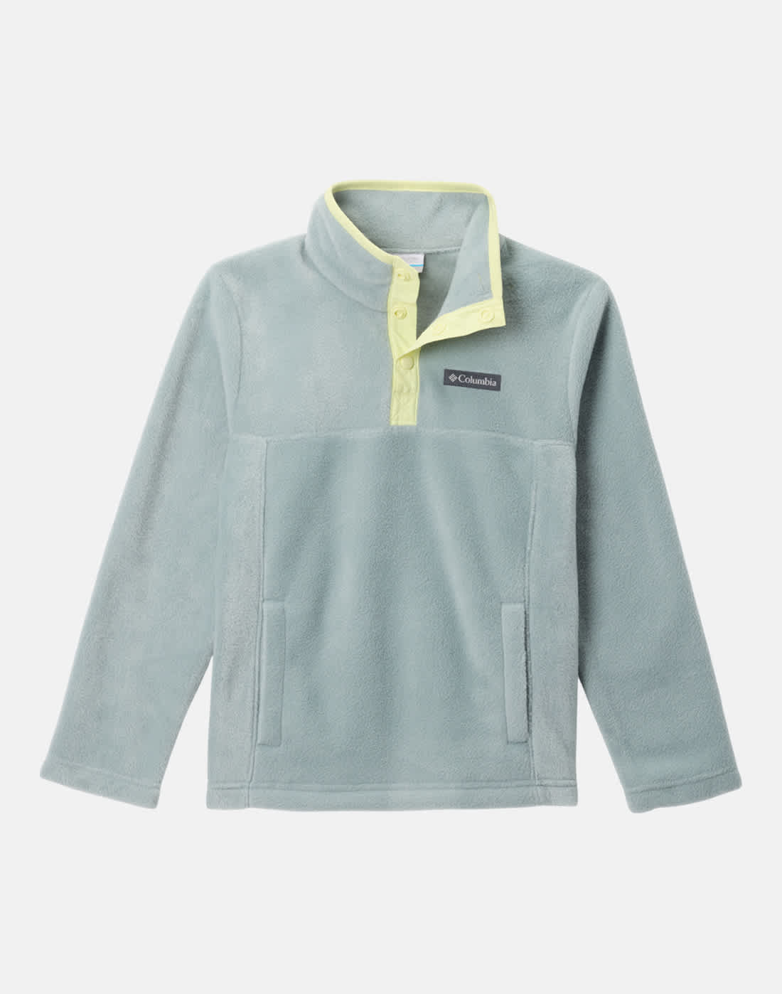 Columbia Older Kids Half Snap Top in Blue | XL | Fleece