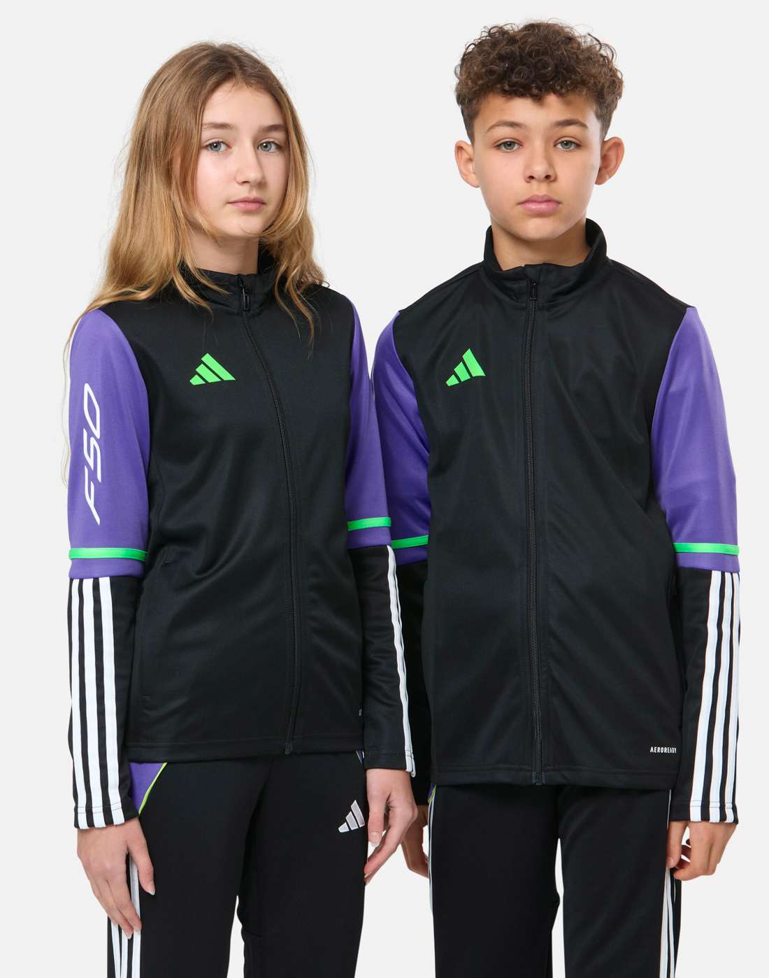 adidas Older Kids Tiro Jacket in Black | Polyester