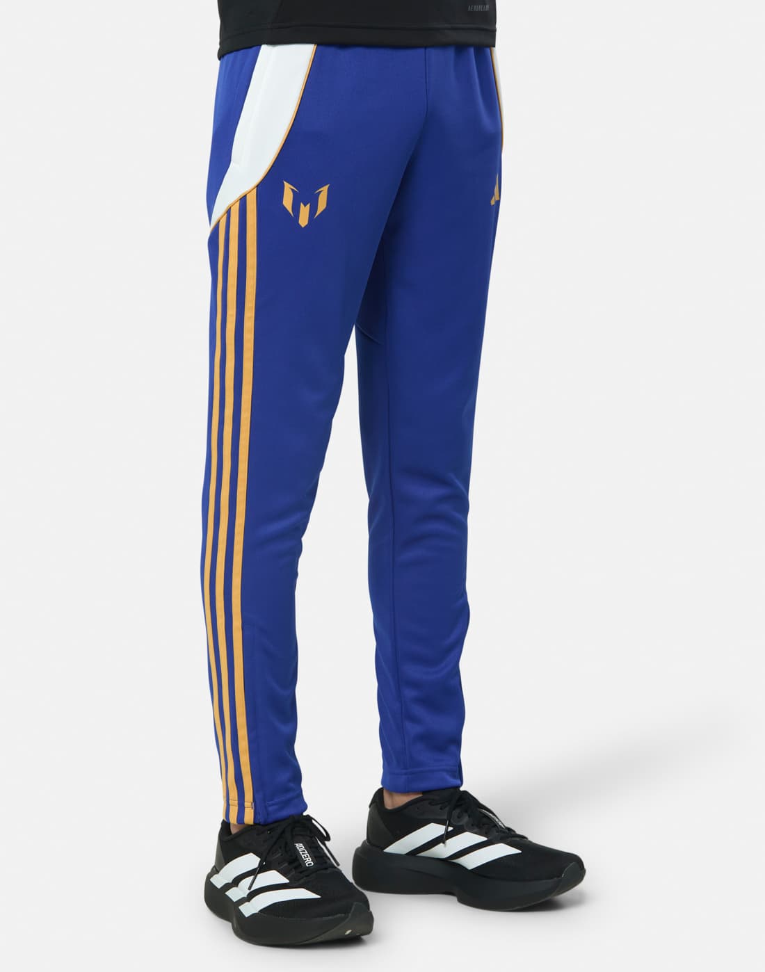adidas Older Kids Messi Pants Wh in Blue/White | Polyester