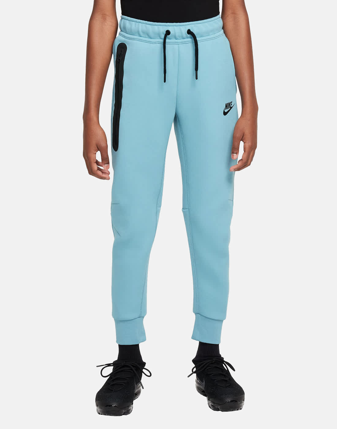 Nike Older Kids Tech Fleece Pants in Blue/Black | Small