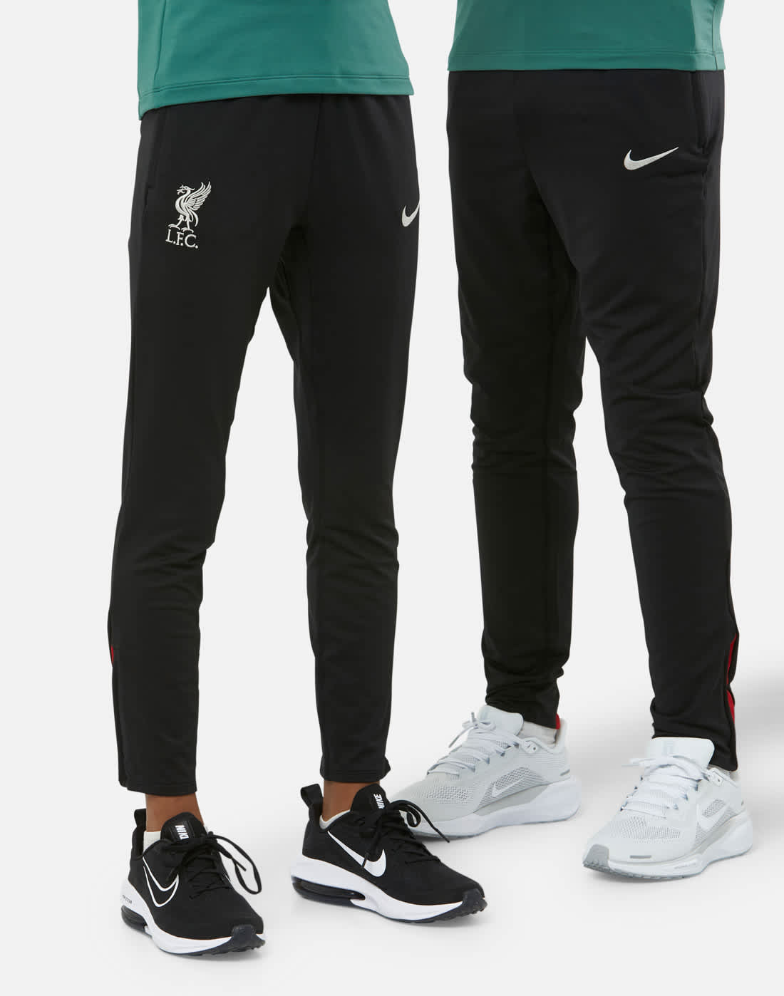 Kids' Nike Liverpool Strike Pants in Black/Red