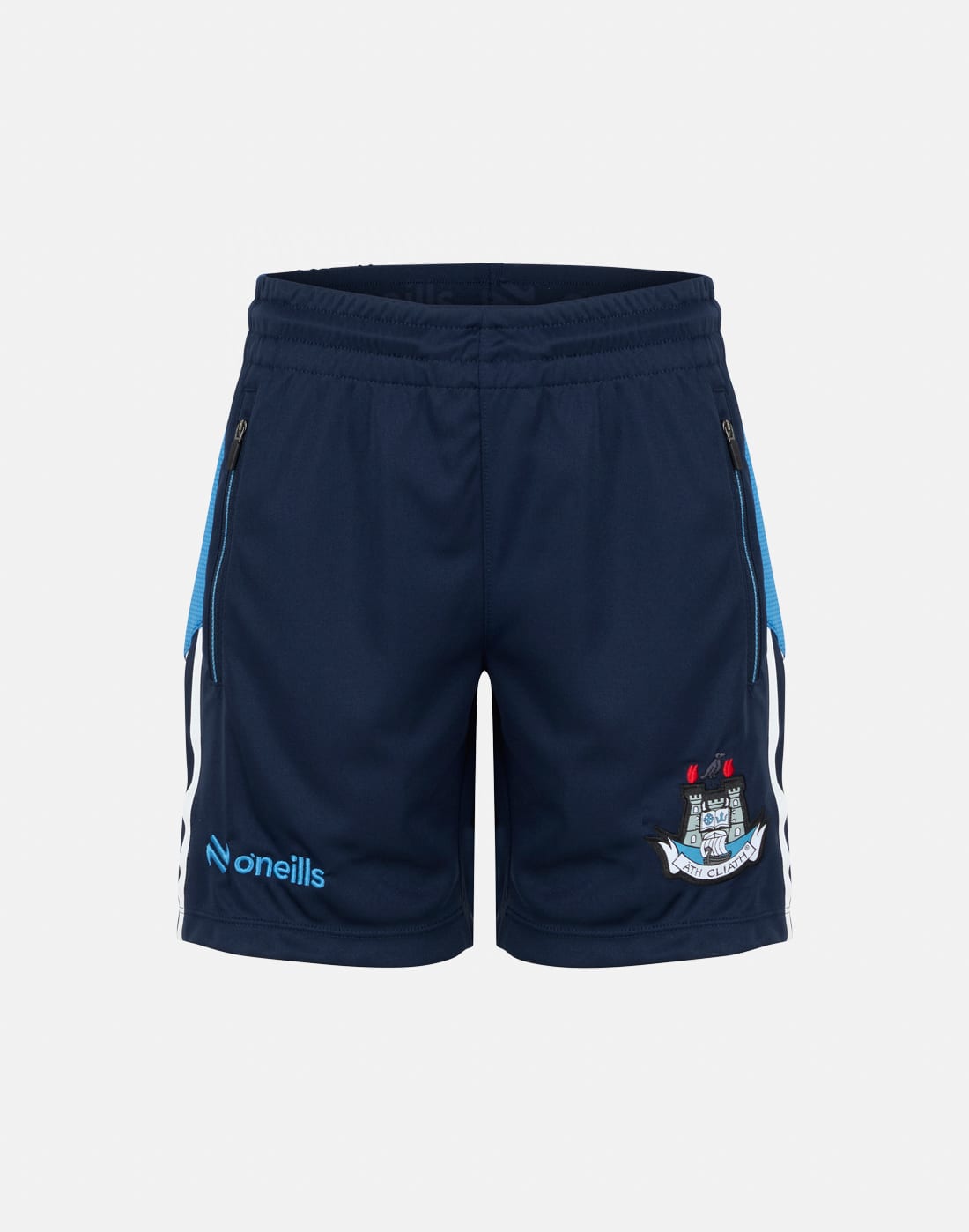 Kids' O'Neills Dublin Joyce Poly Shorts in Navy Blue/White
