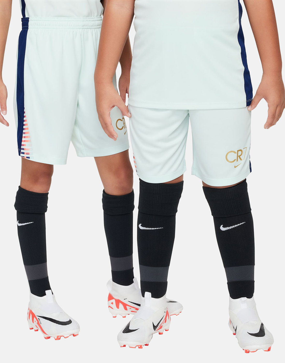 Nike Older Kids Cr7 Shorts in Green/Blue